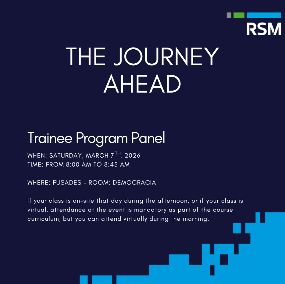 Invitation to our panel